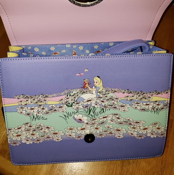 Alice in Wonderland Loungefly Crossbody - Picture 8 of 9